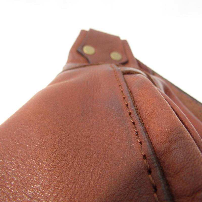vasco LEATHER WAIST BAG -LARGE ブラウン