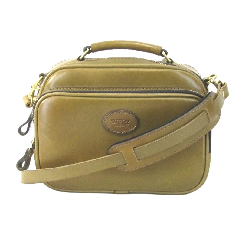 HERZ ヘルツ ソフトタイプのファスナー2wayショルダーバッグ CW-20  