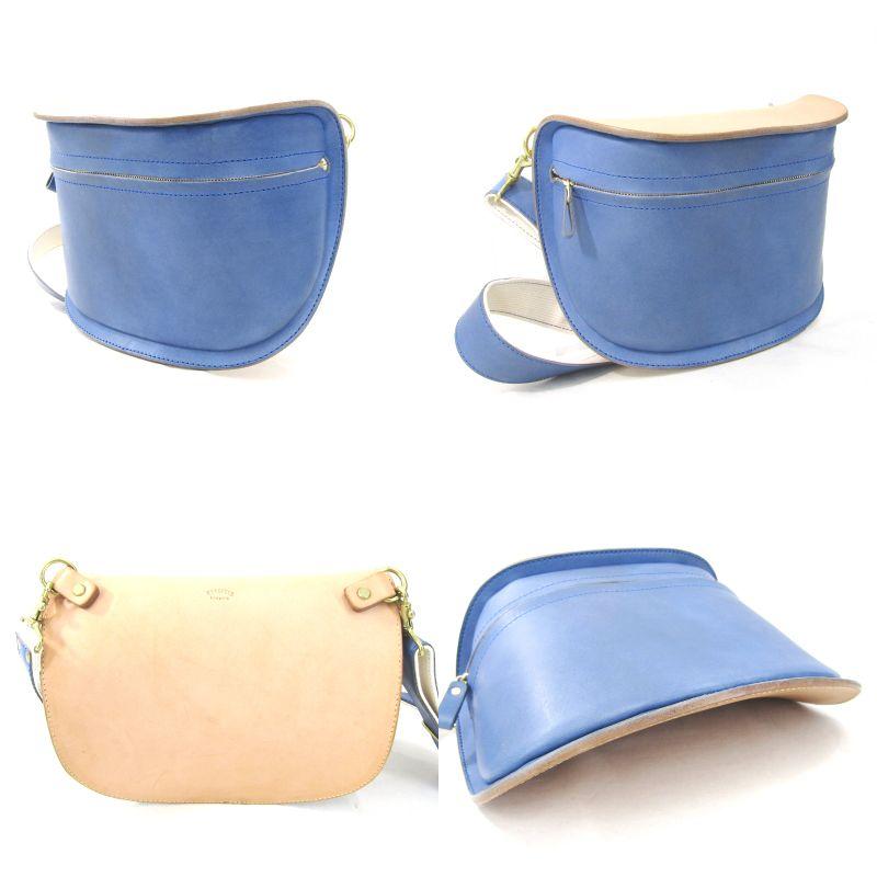 ノルドフェルド NORDFERD ボディバッグ イタリアンレザーの立体ボディ