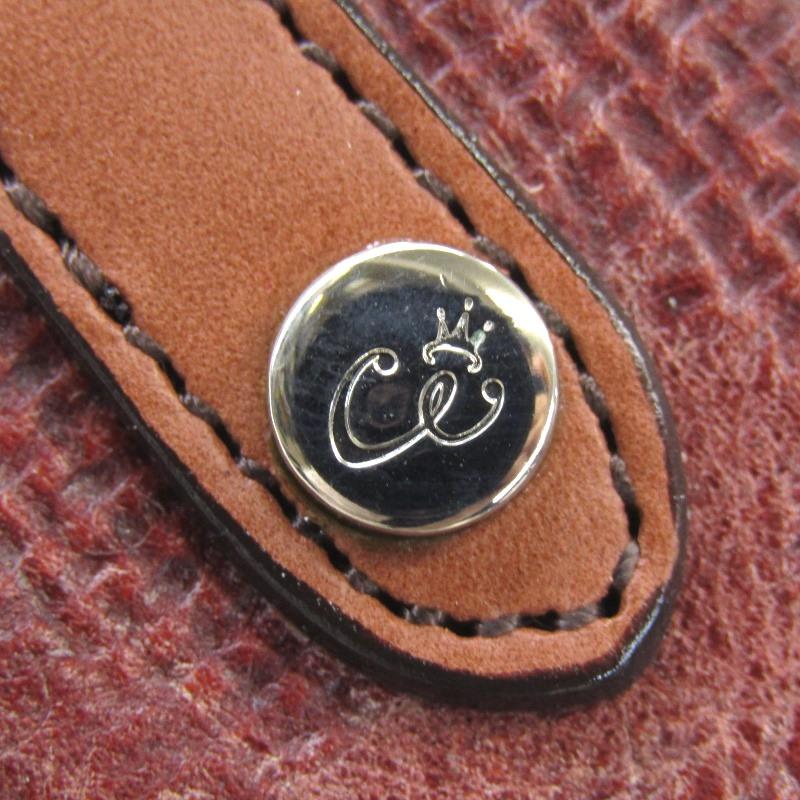 C&L by PHEASANT フェザント ハンドバッグ 型押し牛革 レザー