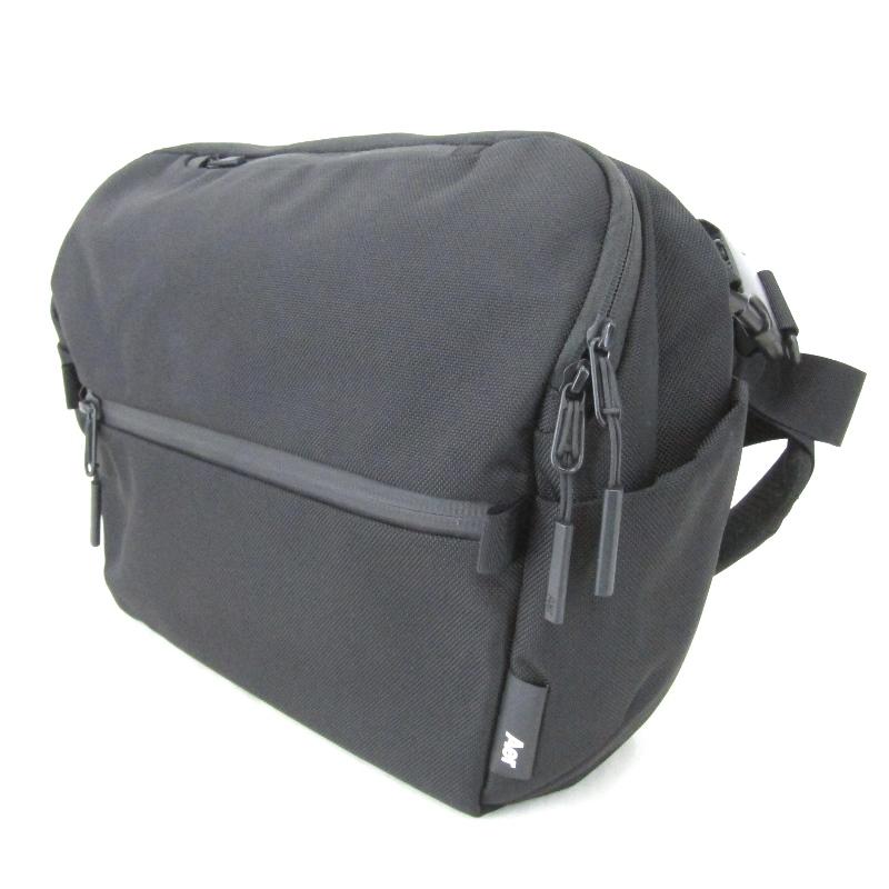 Aer × OSHMAN'S エアー メッセンジャーバッグ AER10025 City Messenger Bag CORDURA バリスティックナイロン ブラック 黒   61000552｜classic｜02