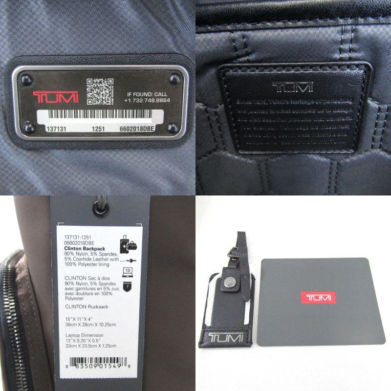 TUMI 未使用 トゥミ バックパック Harrison クリントン TUMI 未使用 トゥミ バックパック Harrison クリントン