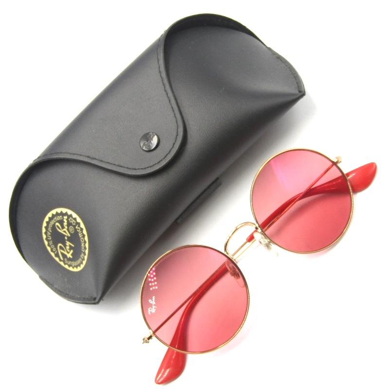 【美品】Ray-Ban レイバン サングラス ゴールド ラウンド RB3592 Ray-Ban レイバン ブランド サングラス ラウンド 丸型 メタル