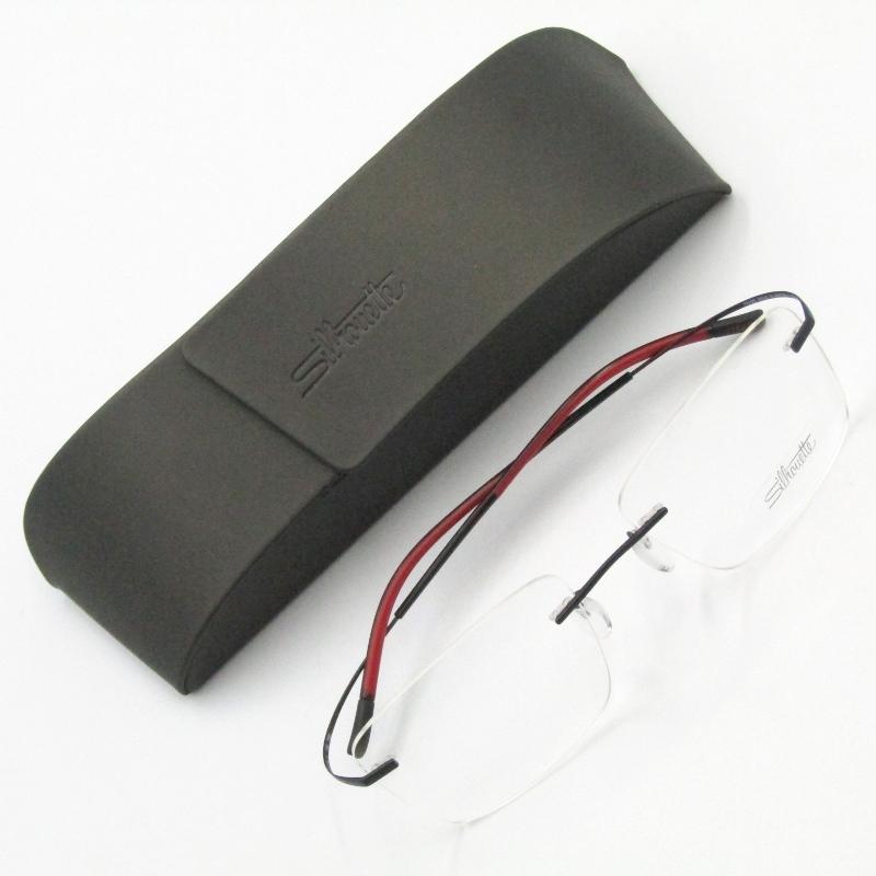 未使用 Silhouette シルエット メガネフレーム TMA Icon 7581 5300