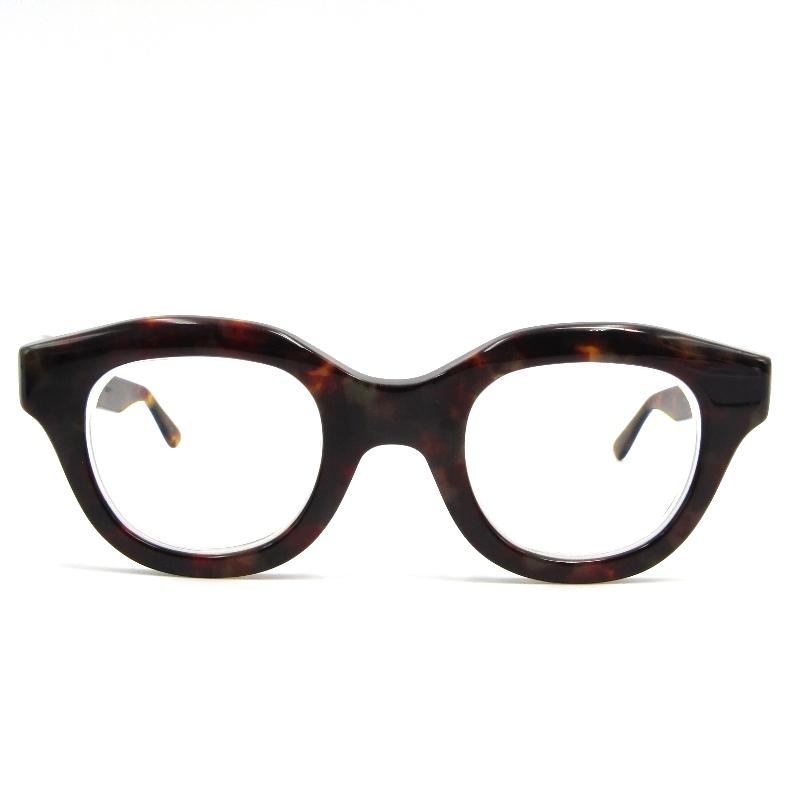 銘品晴夫作 メイヒンハルオ メガネフレーム ME-18 スクエア セルロイド  