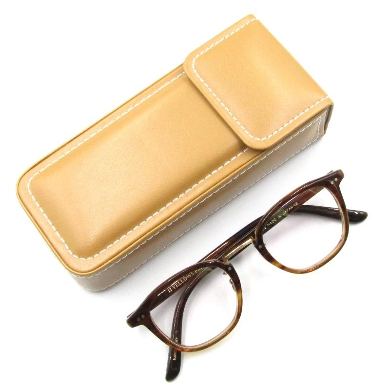 未使用 YELLOWS PLUS イエローズプラス メガネフレーム JUDY スクエア  