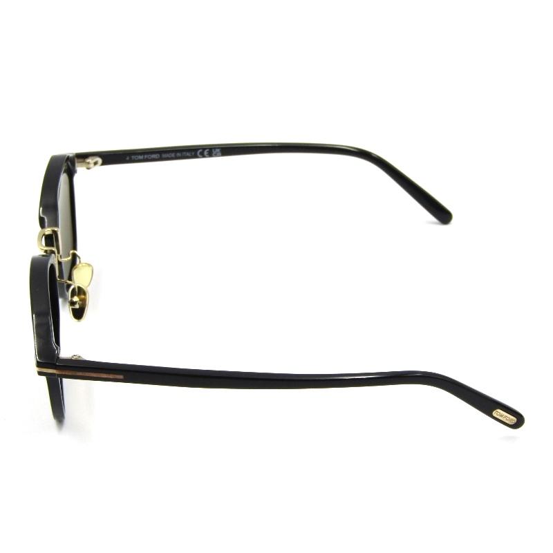 美品 TOMFORD TF9355 ゴールドメタルロゴ サングラス ウェリントン