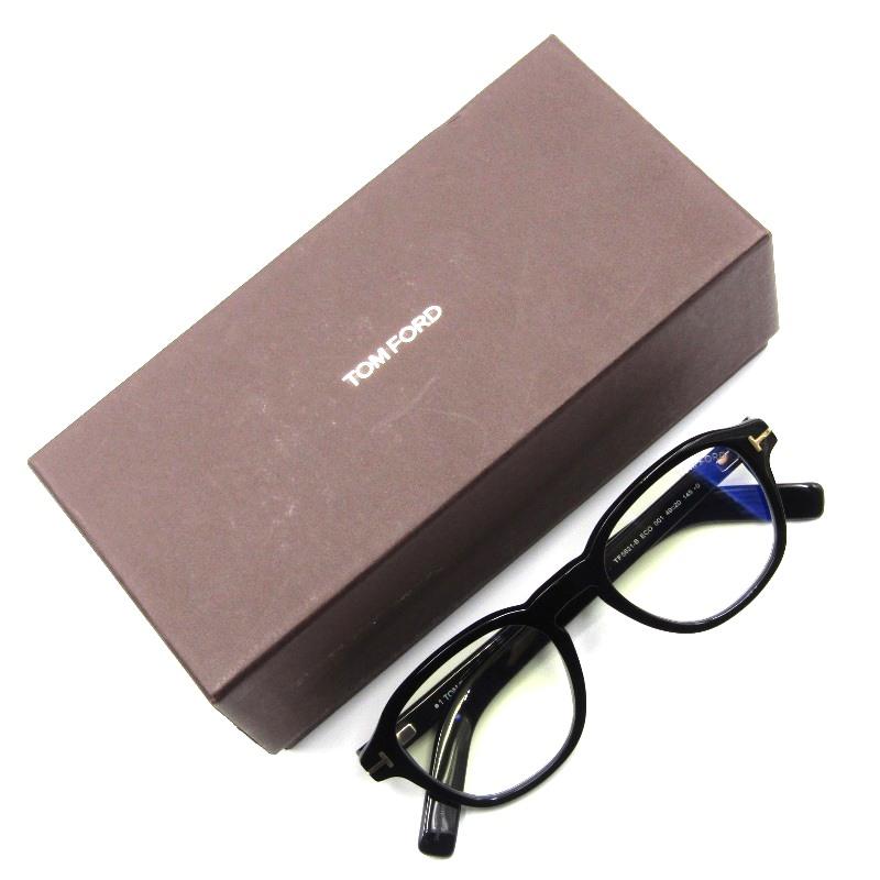TOM FORD 美品 トムフォード メガネフレーム TF5821-B ECO スクエア 