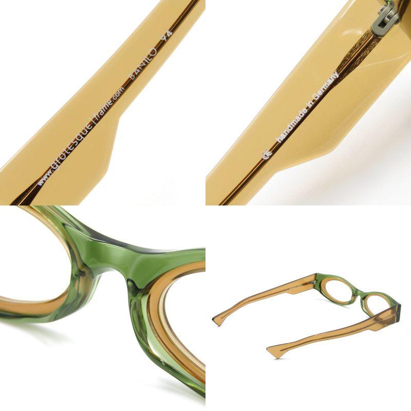 grotesque frame ドイツ スライム くぼも メガネ 正規品 