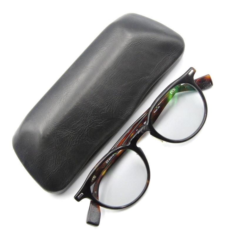 E5 eyevan イーファイブアイヴァン P7 度入りレンズ ボストン メガネ  