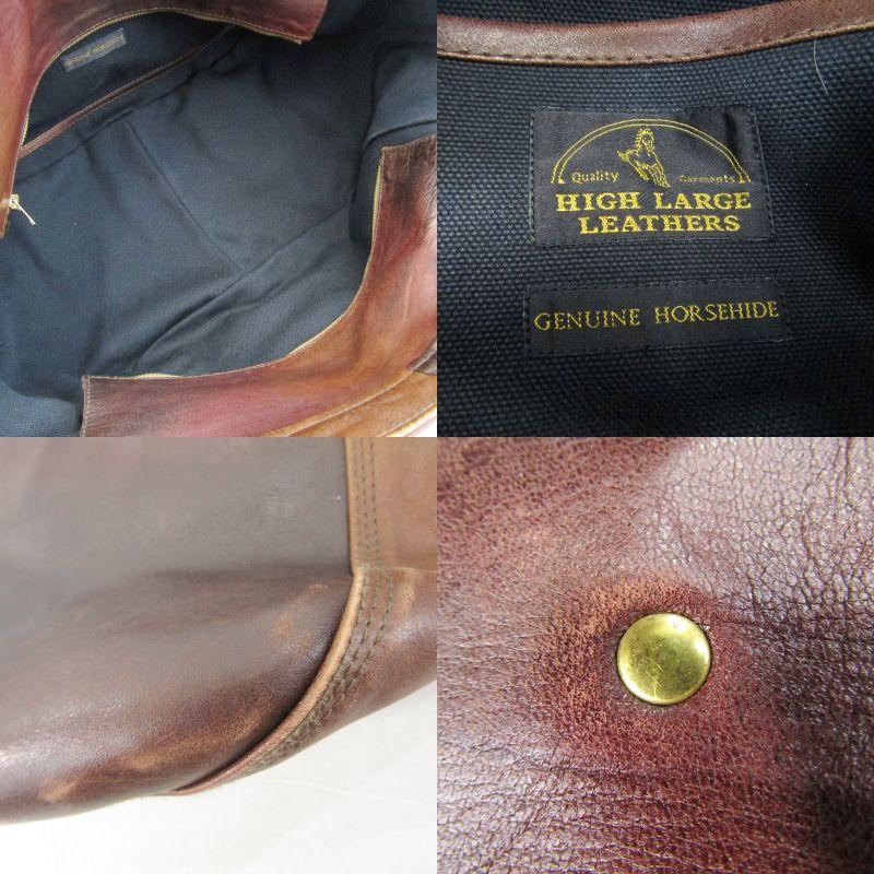 HIGH LARGE LEATHERS ハイラージレザーズ ショルダーバッグ ホース  
