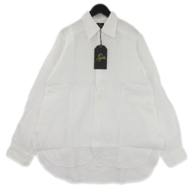 Needles 未使用 ニードルズ REGULAR COLLAR EDW SHIRT LINEN Needles 未使用 ニードルズ REGULAR COLLAR EDW SHIRT LINEN