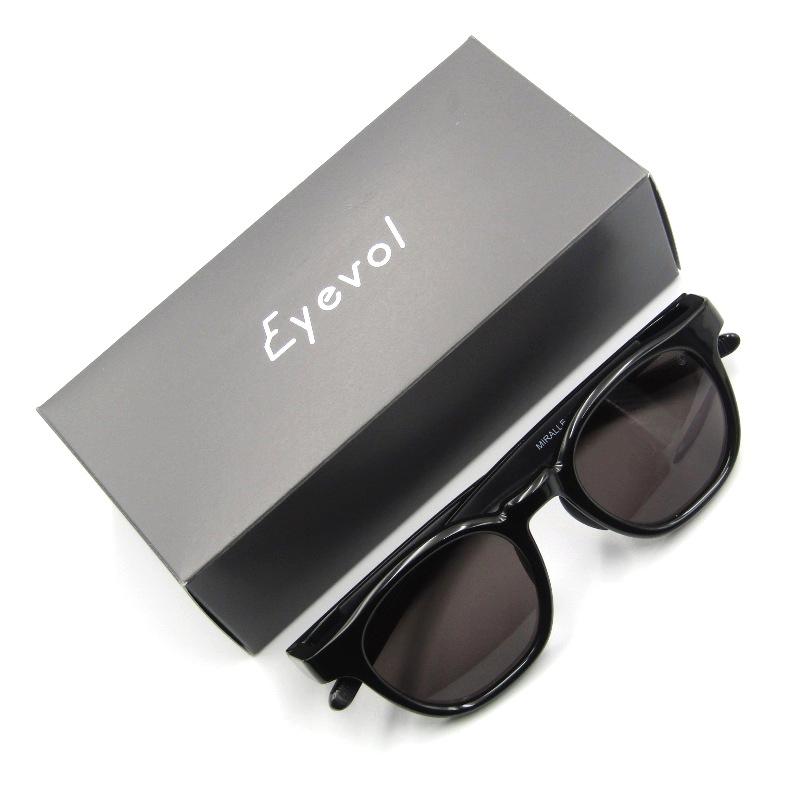 未使用 Eyevol アイヴォル サングラス MIRALLE 47 BK-DG 日本製 ミラル 