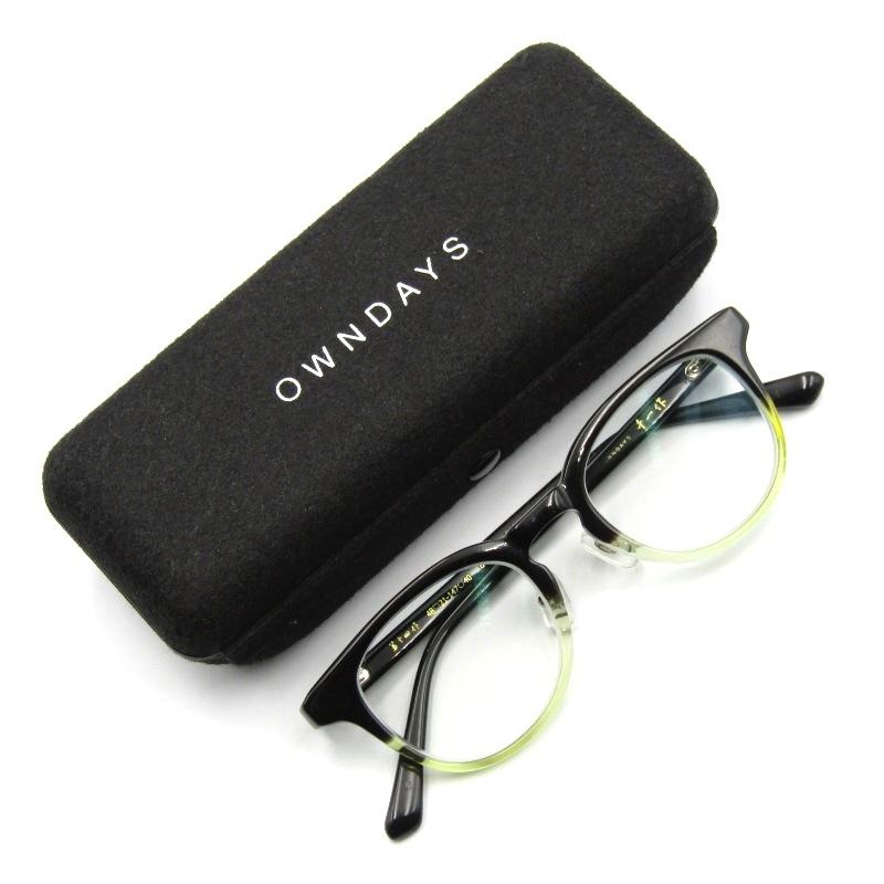 OWNDAYS オンデーズ　千一作 第30作 ブラック 千一作 SENICHI30 C1 | メガネ通販のオンデーズオンラインストア