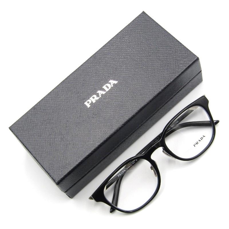 正規品 PRADA プラダ スクエア ブラック メガネ J292 プラダ（PRADA）