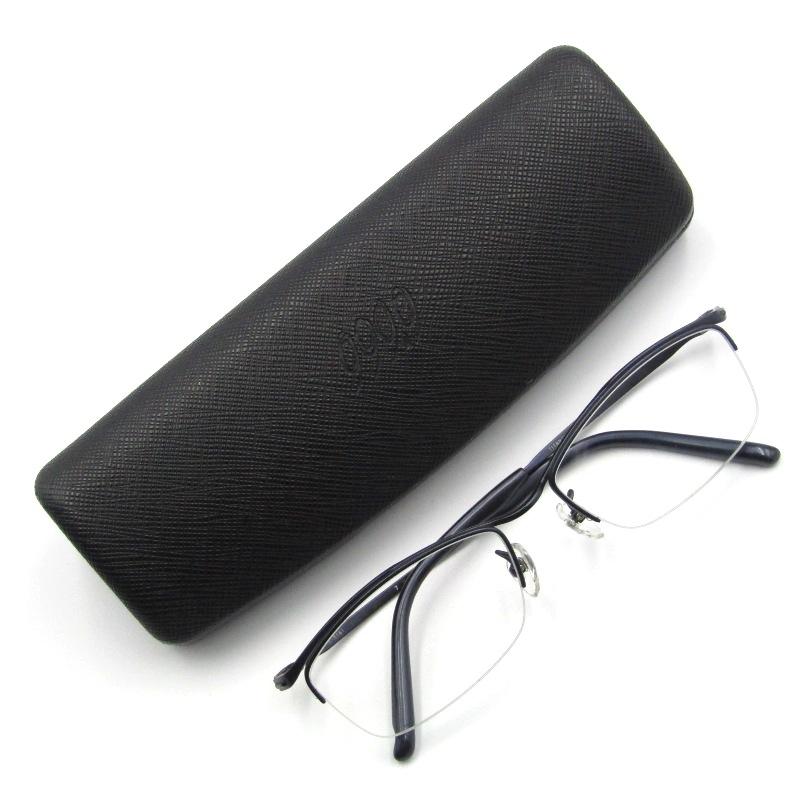 【値下げしました】999.9 フォーナインズ 黒フレーム メガネ 999.9(フォーナインズ)ミックスメガネフレームM-81 カラー9012