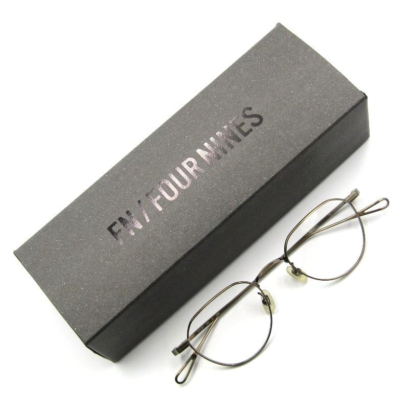 未使用 FN/FOUR NINES エフエヌ フォーナインズ メガネフレーム FN  