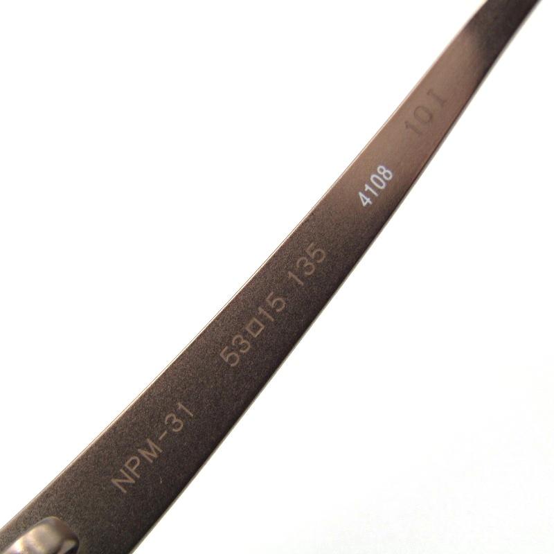 999.9（アイウェア） 美品 999.9 フォーナインズ メガネフレーム NPM  