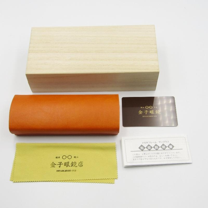 美品 金子眼鏡 KMS-06 サングラス チタン クリア スレ キズ