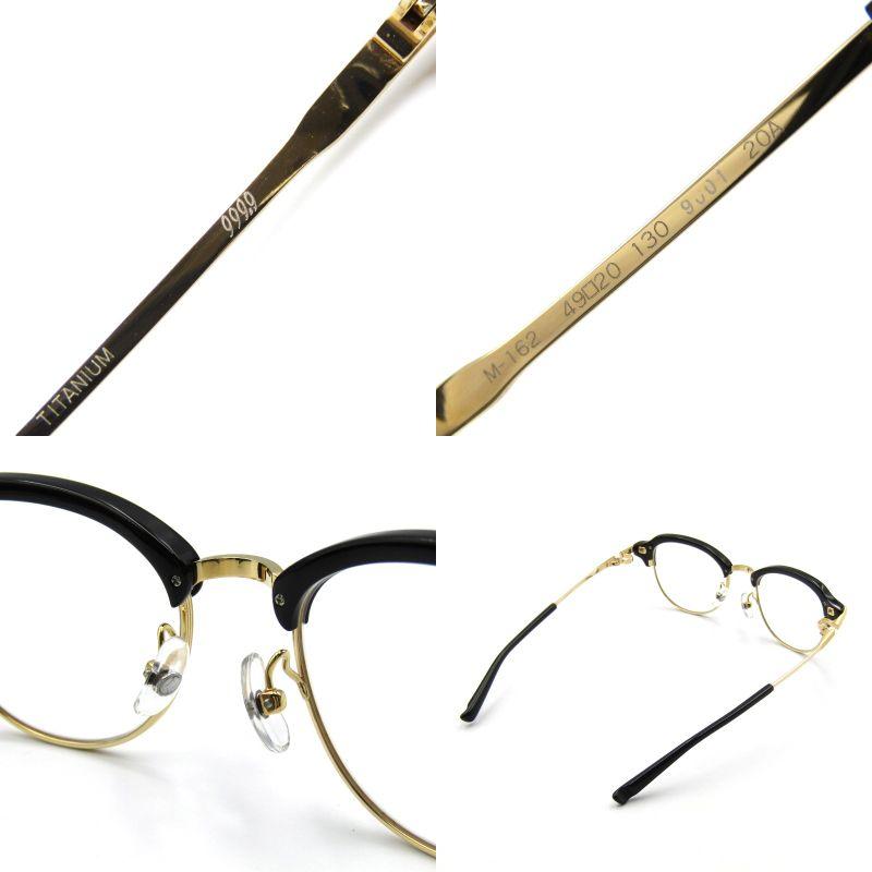 999.9（フォーナインズ） メガネフレーム M-162 日本製 ボストン