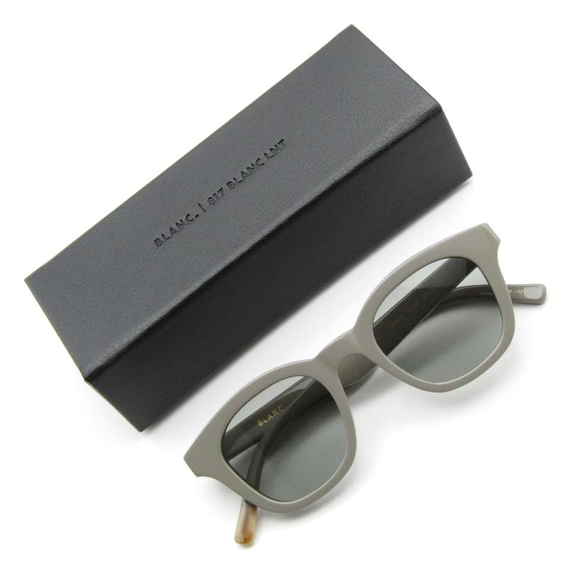 未使用 BLANC.. ブラン サングラス B0039 日本製 スクエアウェリントン