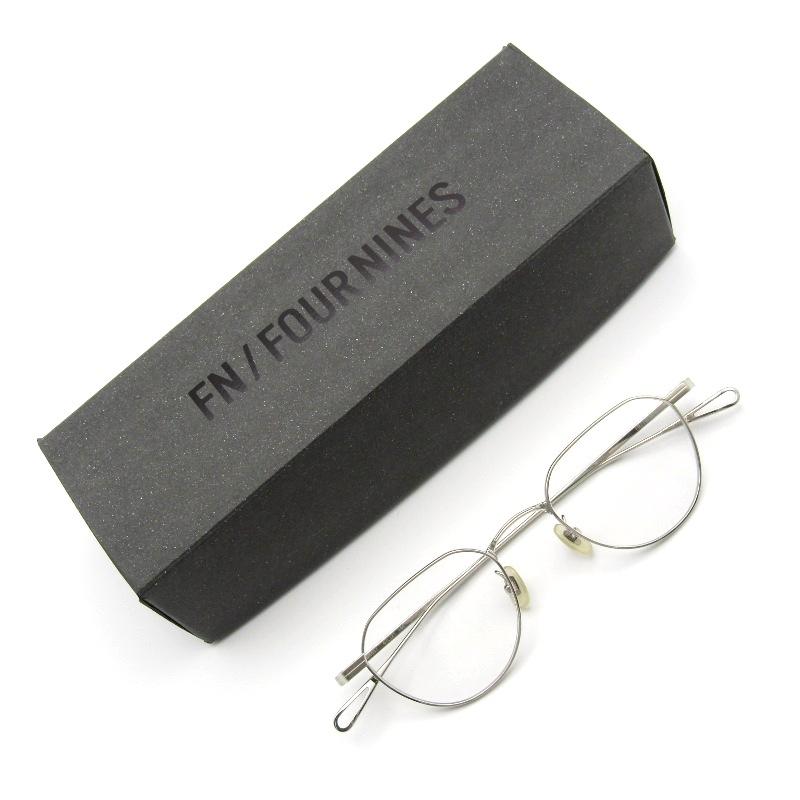 美品 FN/FOUR NINES エフエヌ フォーナインズ メガネフレーム FN-1647  