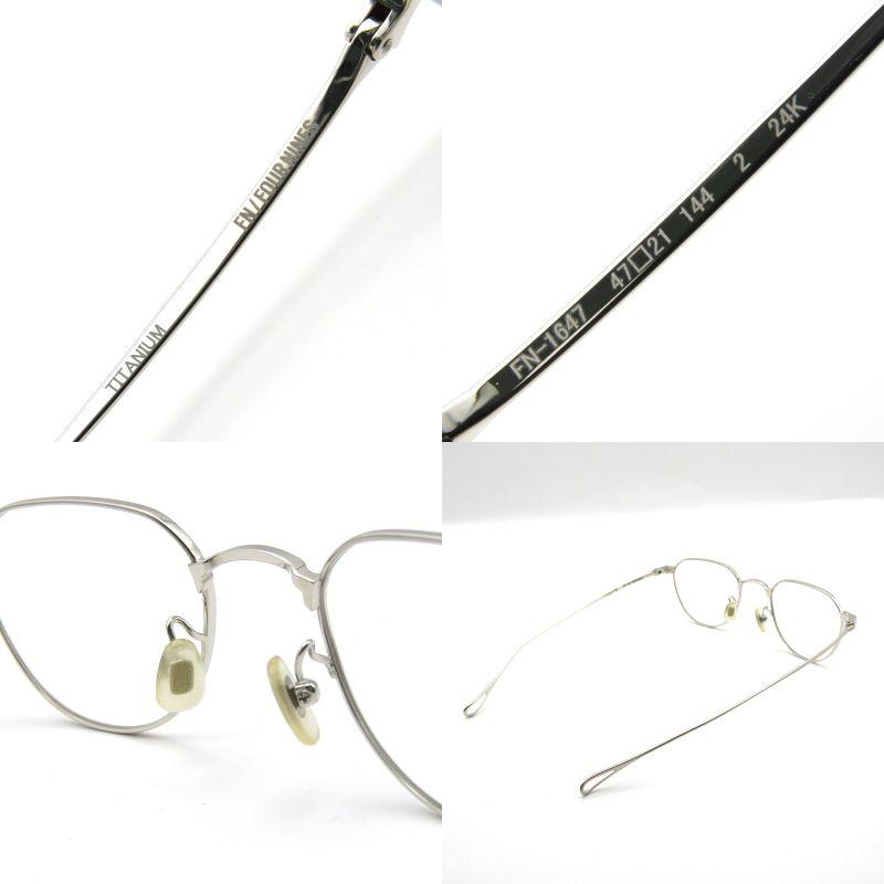 美品 FN/FOUR NINES エフエヌ フォーナインズ メガネフレーム FN-1647  