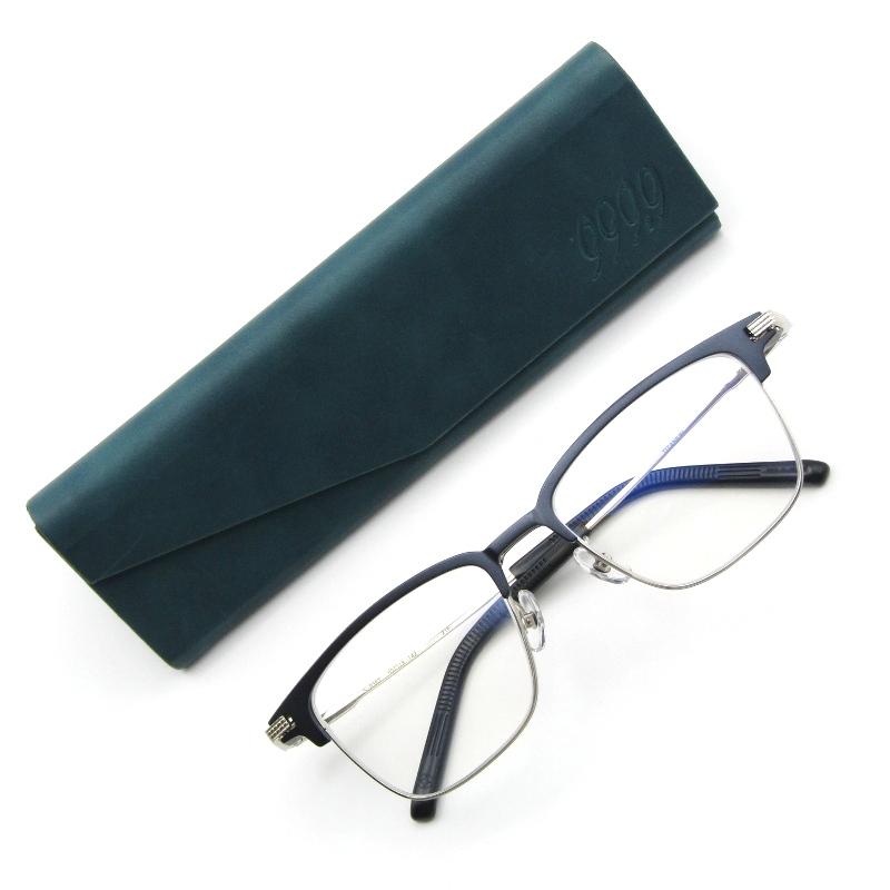 999.9（フォーナインズ） メガネフレーム S-936T 度入り 日本製 メタル