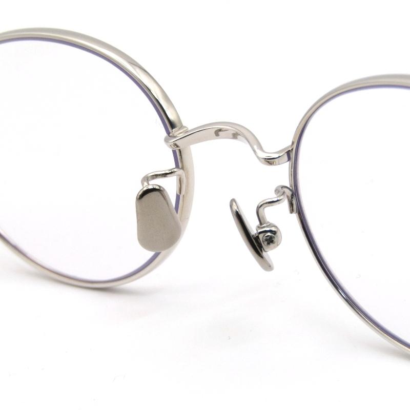 未使用 BLANC.. ブラン メガネフレーム B0020 日本製 オーバル コンビ