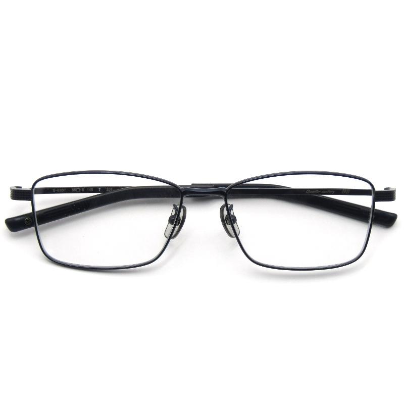 999.9（フォーナインズ） 美品 メガネフレーム S-690T 日本製 スクエア