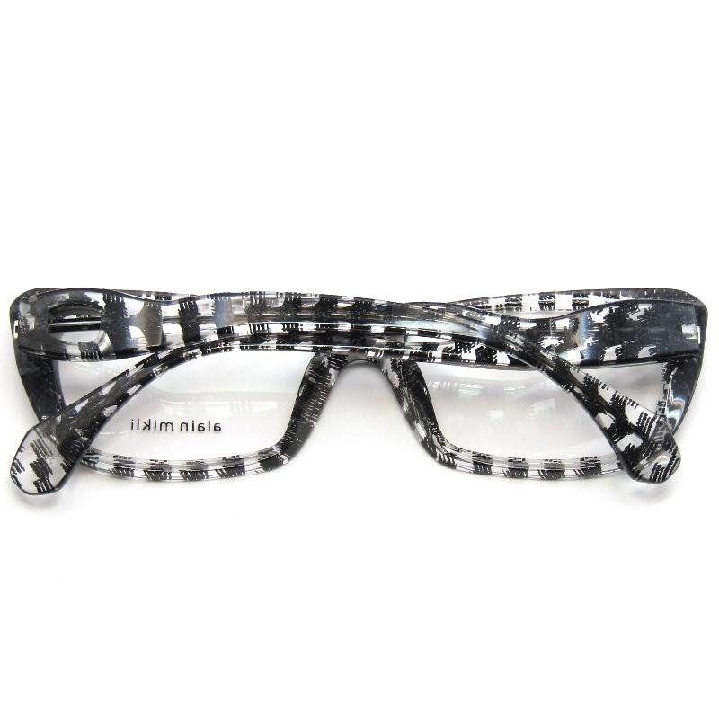 未使用 alain mikli アランミクリ メガネフレーム A03522 イタリア製 002 New damier black transparent/black 61004492 alain mikli（アランミクリ） 未使用 メガネフレーム A03522