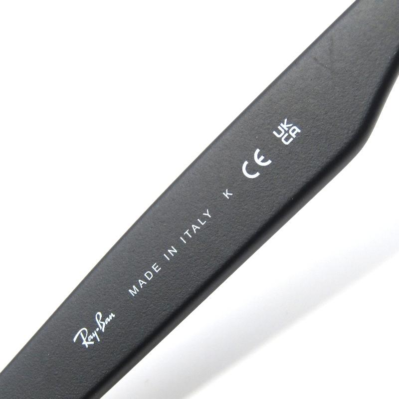 美品 Ray-Ban レイバン サングラス RB2132-F NEW WAYFARER イタリア製 ニューウェイファーラー 622 ラバーブラック 61004697 | Ray-Ban | 03