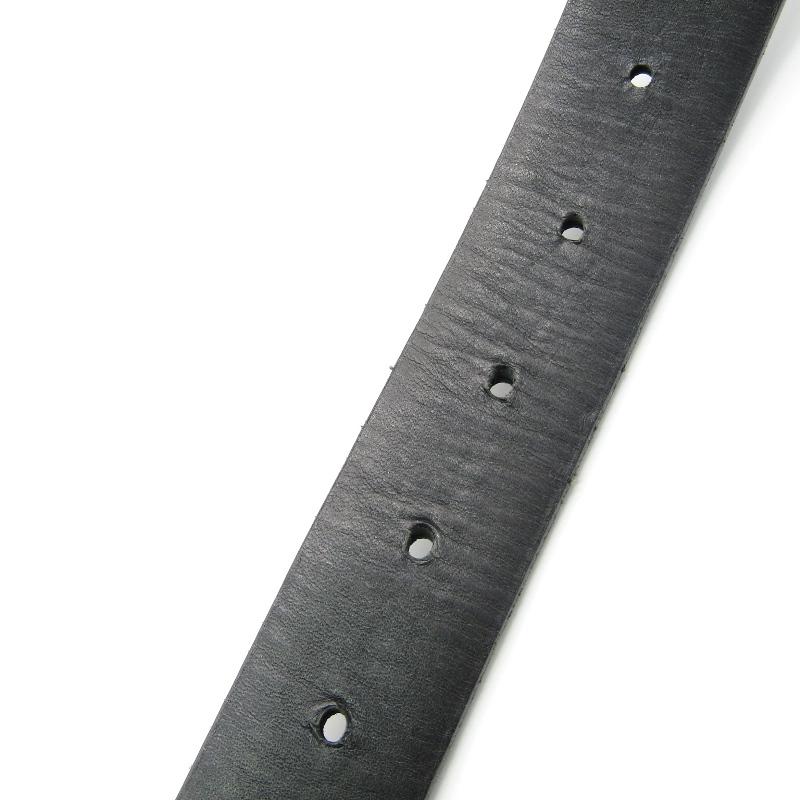 THE SOLE ザ・ソール ベルト クラシックドレス ブラックカーフ 30mm幅 牛革 ブラスバックル ブラック 黒 85  61004792 |  | 06