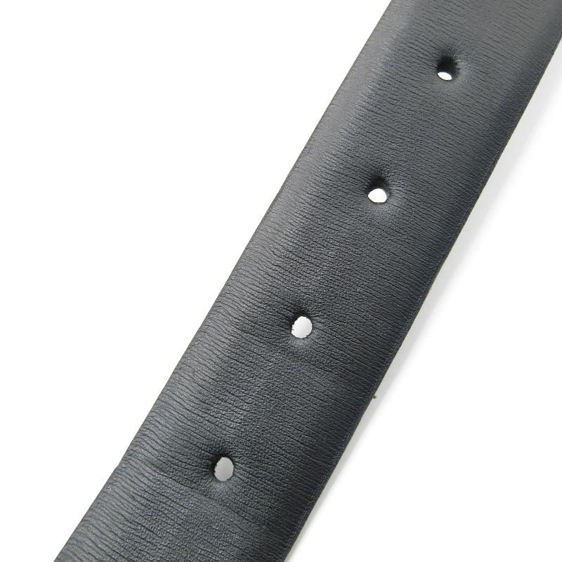 THE SOLE ザ・ソール ベルト クラシックドレス ブラックカーフ 30mm幅 牛革 ブラスバックル ブラック 黒 85  61004792 |  | 07