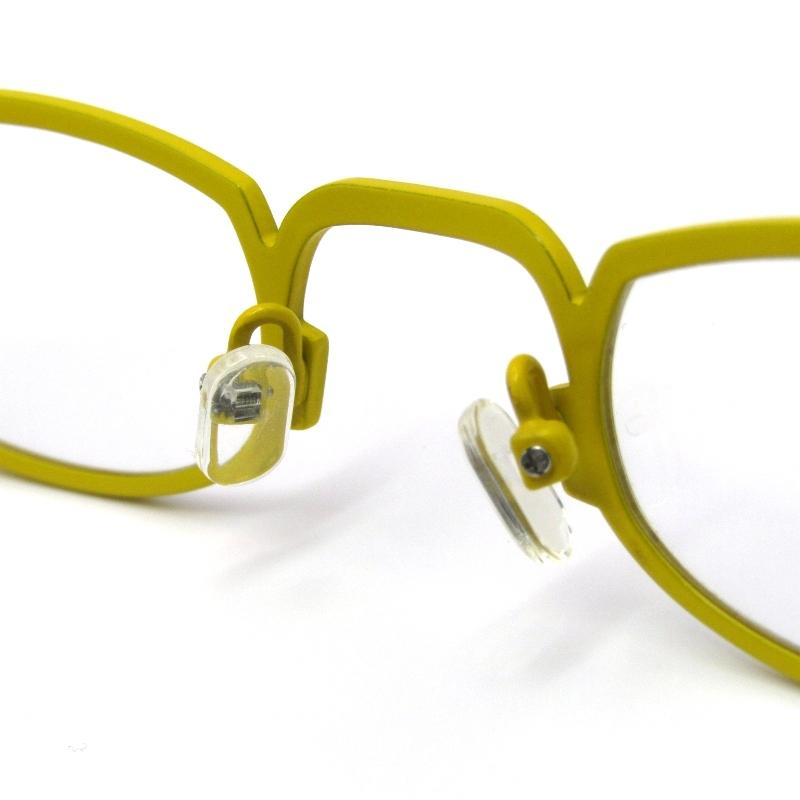 未使用 ANNE ET VALENTIN アンバレンタイン メガネフレーム TICKET フランス製 チケット オーバル B56 ブラウン/イエロー 61004844 未使用 ANNE ET VALENTIN アンバレンタイン メガネフレーム TICKET