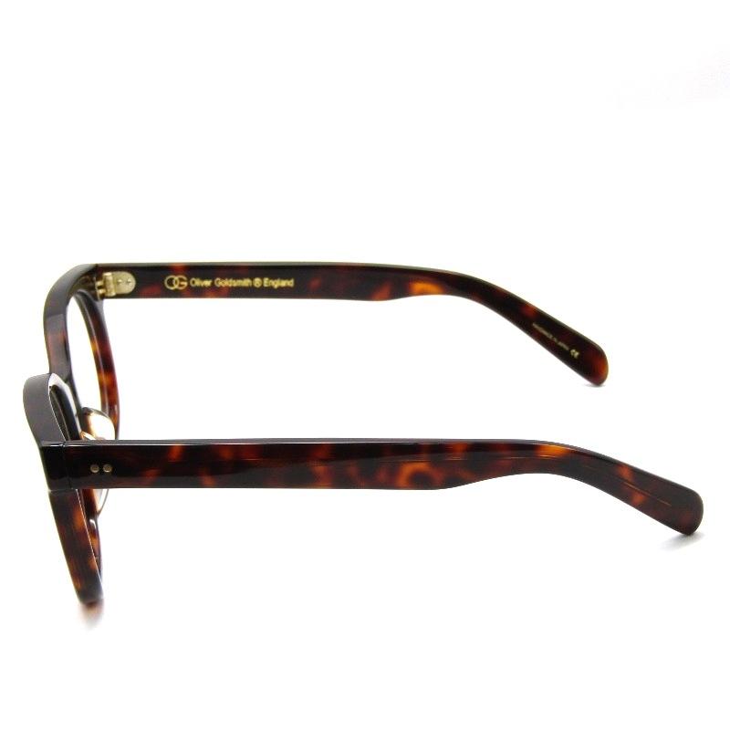 未使用 OLIVER GOLDSMITH オリバーゴールドスミス メガネフレーム ODEON-s 日本製 オデオンs Dark Tortoiseshell 61004969 Oliver Goldsmith（オリバーゴールドスミス） 未使用 メガネフレーム