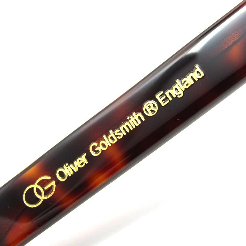 未使用 OLIVER GOLDSMITH オリバーゴールドスミス メガネフレーム ODEON-s 日本製 オデオンs Dark Tortoiseshell 61004969 Oliver Goldsmith（オリバーゴールドスミス） 未使用 メガネフレーム