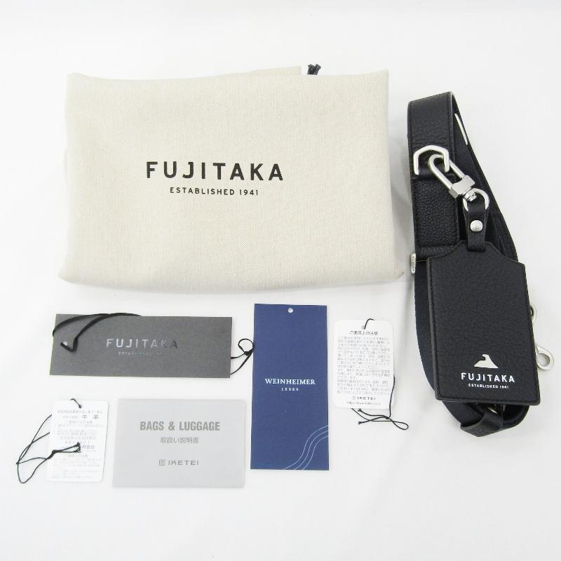 未使用 FUJITAKA フジタカ ショルダーバッグ 674101 トーノ カーフ