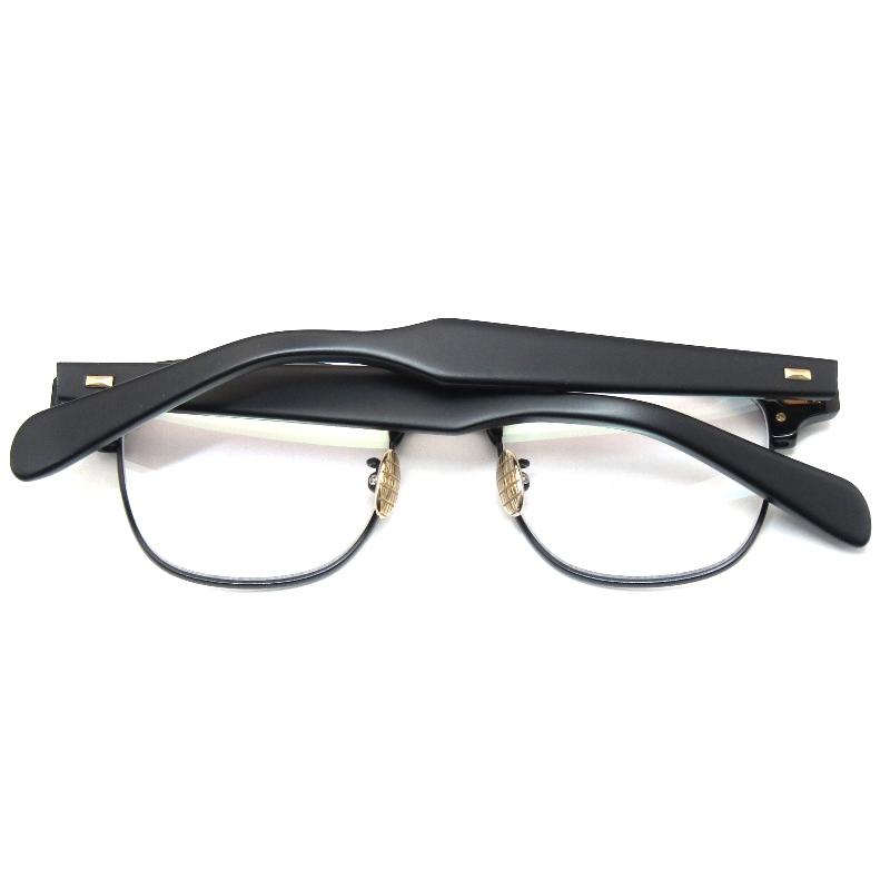 未使用 Mr.Gentleman EYEWEAR ミスタージェントルマン メガネフレーム BRIAN 日本製 ブライアン ブロウ B Matte Black 61005410 未使用 Mr.Gentleman EYEWEAR ミスタージェントルマン メガネフレーム