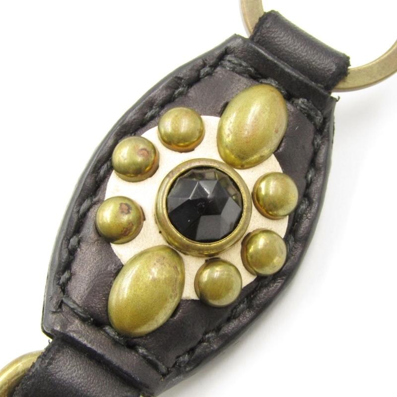 CALEE ブラスキーホルダー CALEE キャリー キーチェーン CONCHO KEY RING BRASS イーグル