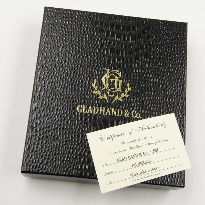 未使用 GLADHAND グラッドハンド ブレスレット NARROW CHAIN BRACELET 