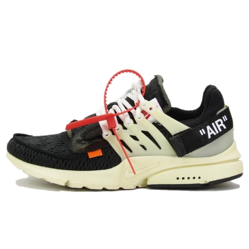 NIKE 美品 × OFF-WHITE ナイキ AIR PRESTO THE 10 AA3830-001 オフ 