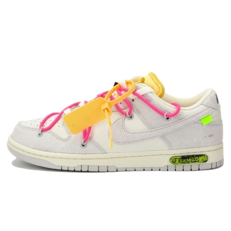 NIKE 未使用 OFF-WHITE × ナイキ DUNK LOW 1 OF 50/17 DJ0950-117 SAIL 