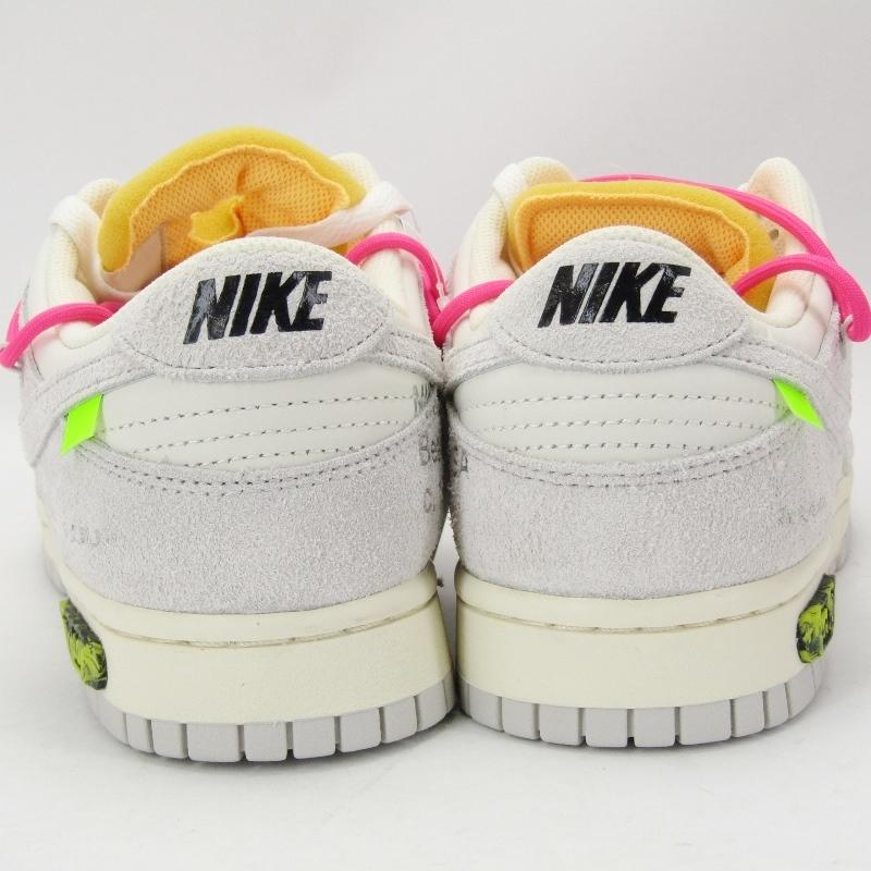 NIKE 未使用 OFF-WHITE × ナイキ DUNK LOW 1 OF 50/17 DJ0950-117 SAIL 