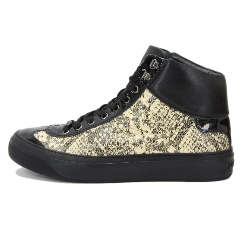 美品】JIMMY CHOO 使いこん ヘビ柄スニーカー