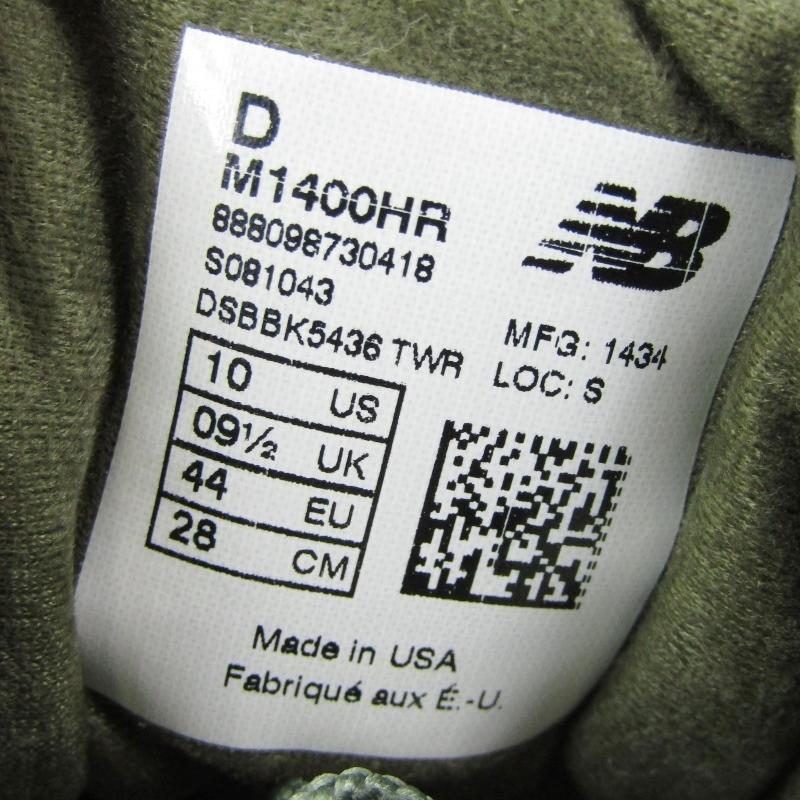 New Balance 未使用 new balance ニューバランス M1400HR USA製 