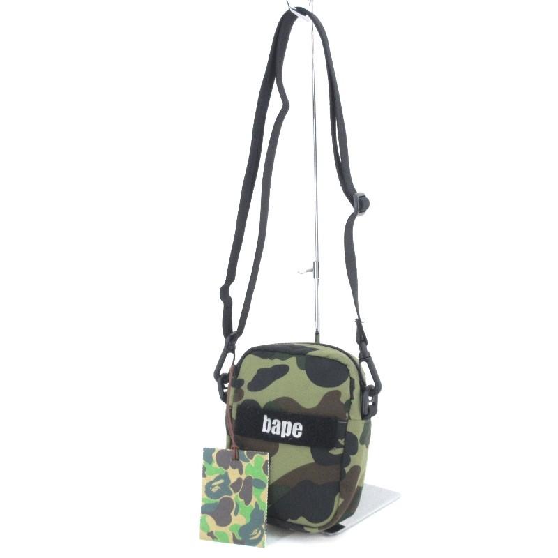 良品 A BATHING APE アベイシングエイプ ショルダーバッグ ポーチ グリーン 緑 迷彩 バッグ 鞄 中古 65000074 :  65000074 : クラシック - 通販 - Yahoo!ショッピング