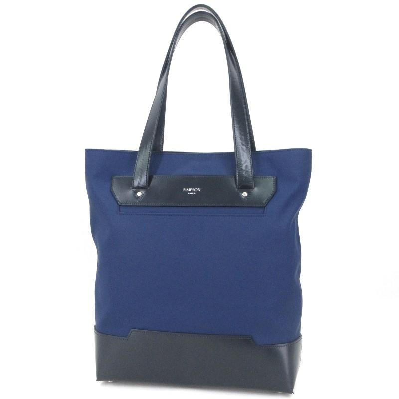美品 simpson London シンプソンロンドン トートバッグ NT100-NB タテ 