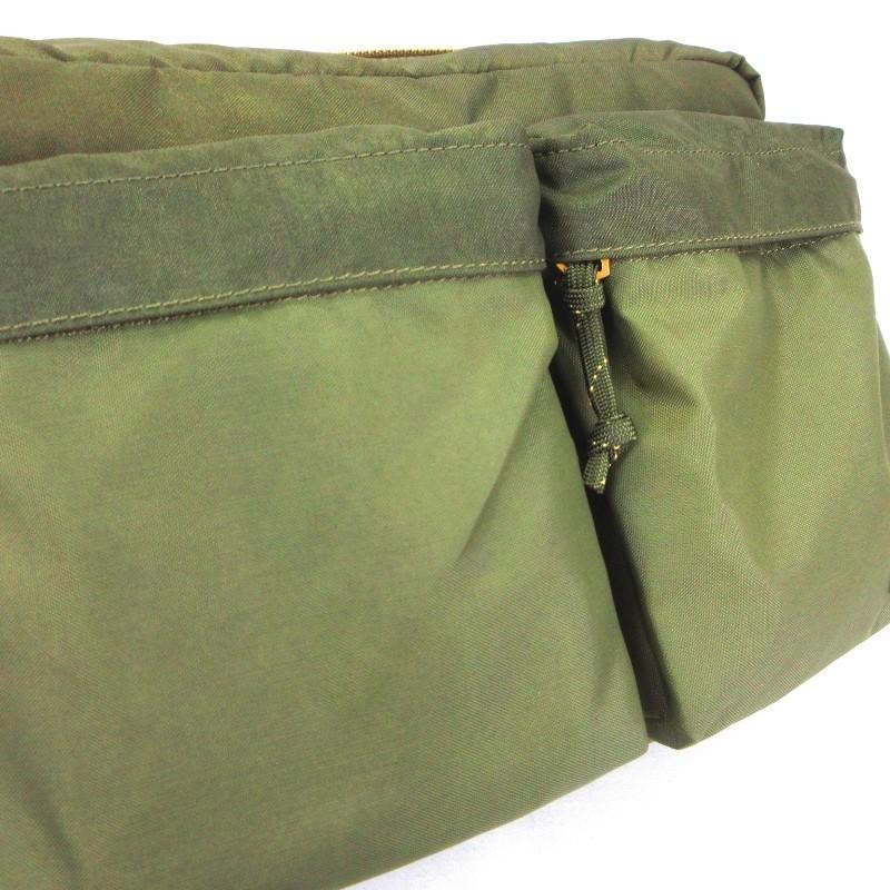 PORTER オリーブグリーン ショルダーバッグ レザー仕様 PORTER