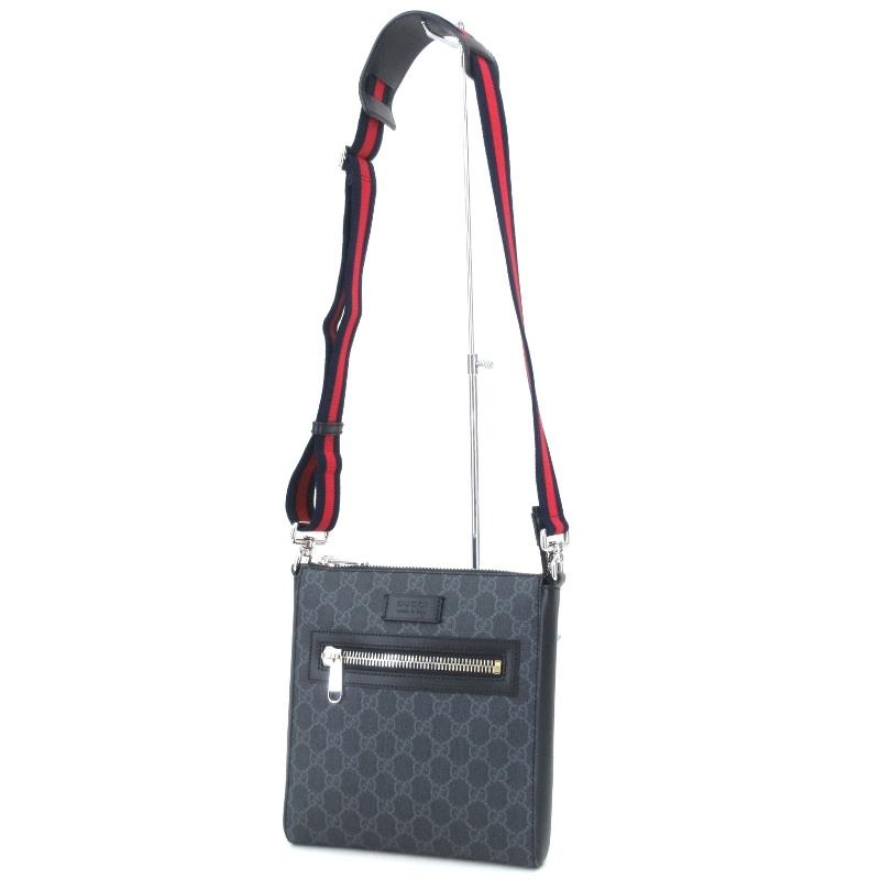 GUCCI 美品 グッチ メッセンジャーバッグ GGスプリーム スモール 